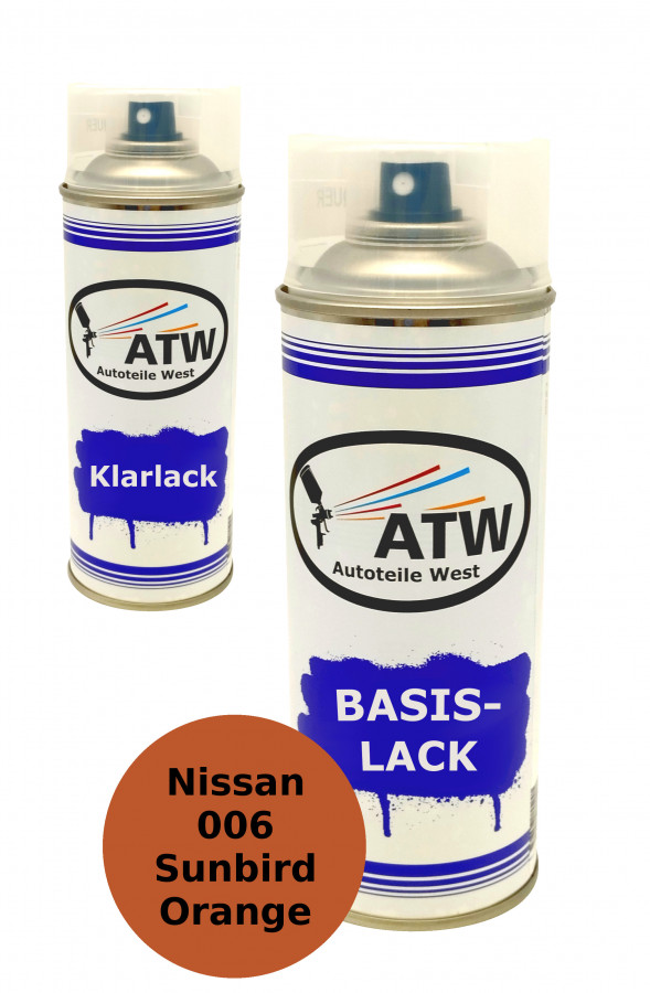 Nissan 006 Sunbird Orange +400ml Klarlack Set